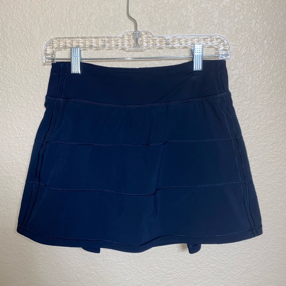 Navy Lululemon Pace Rival Skirt *Tall - Picture 1 of 3